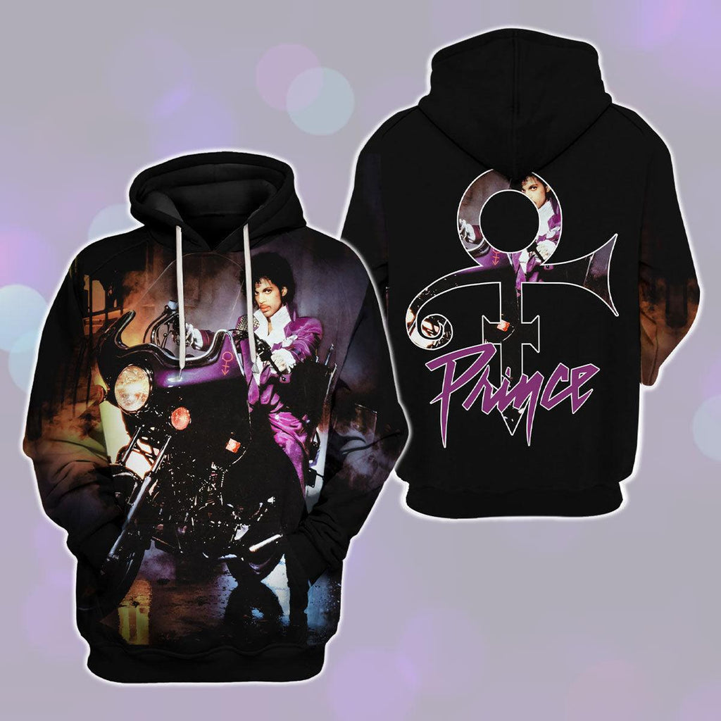 CustomsPig Prince Purple Rain Cover Unisex Pullover Hoodie, Sweatshirt, T-Shirt - CustomsPig.com