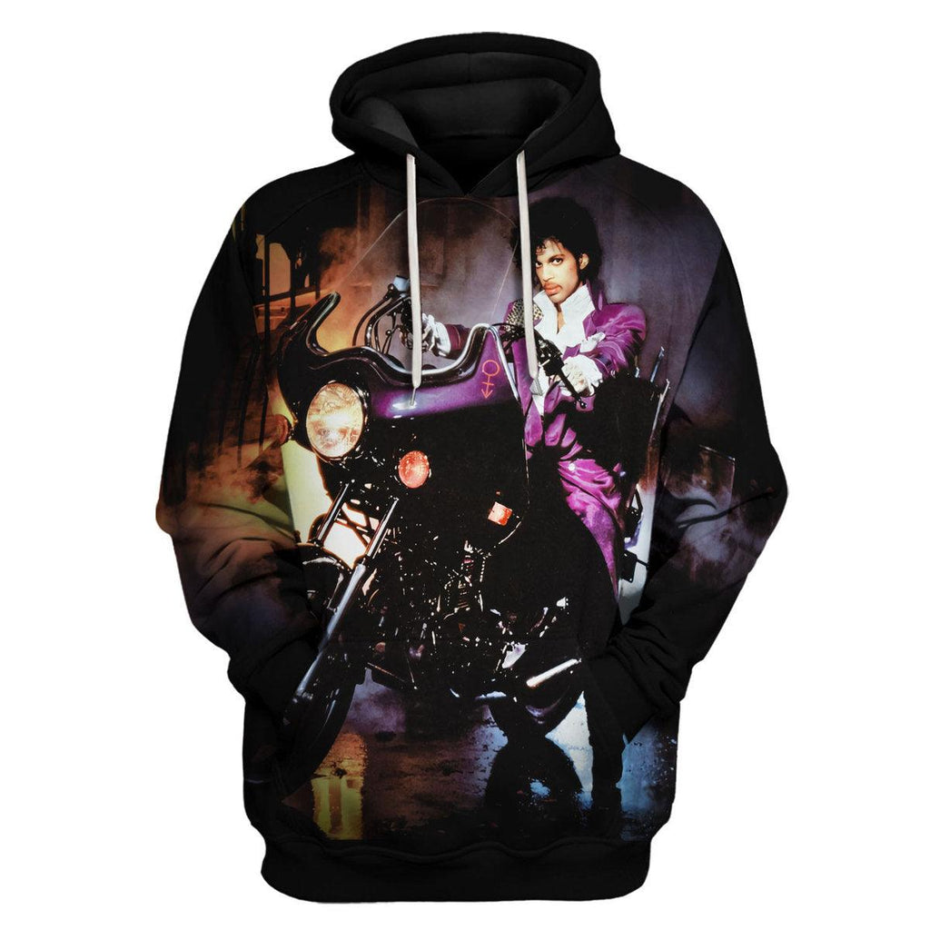 OodieGang Prince Purple Rain Cover Unisex Pullover Hoodie, Sweatshirt, T-Shirt - OodieGang.com