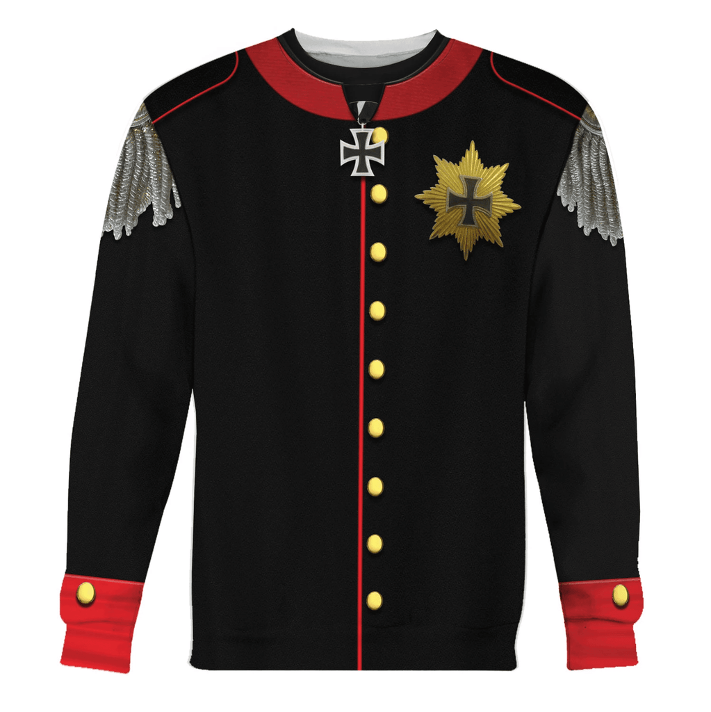 OodieGang Prussian General Gebhard Leberecht Costume Hoodie Sweatshirt T-Shirt Tracksuit - OodieGang.com