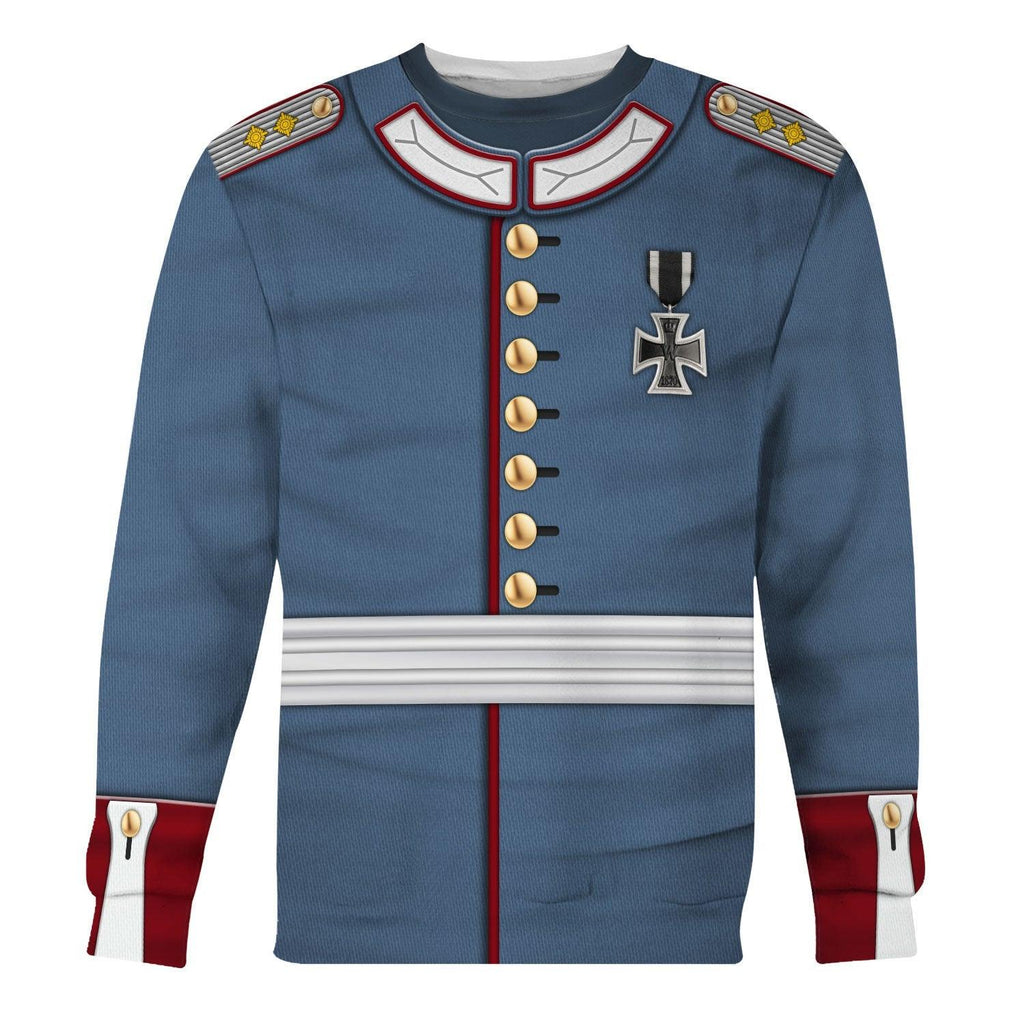 OodieGang Prussian Officer Prussian Army 1871 Costume Hoodie Sweatshirt T-Shirt Tracksuit - OodieGang.com