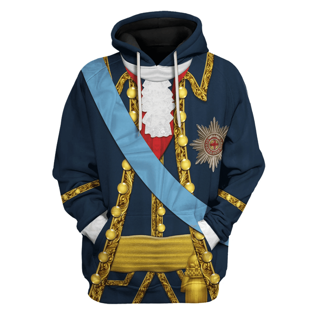 OodieGang Pyotr III King Of Russia Costume Hoodie Sweatshirt T-Shirt Tracksuit - OodieGang.com