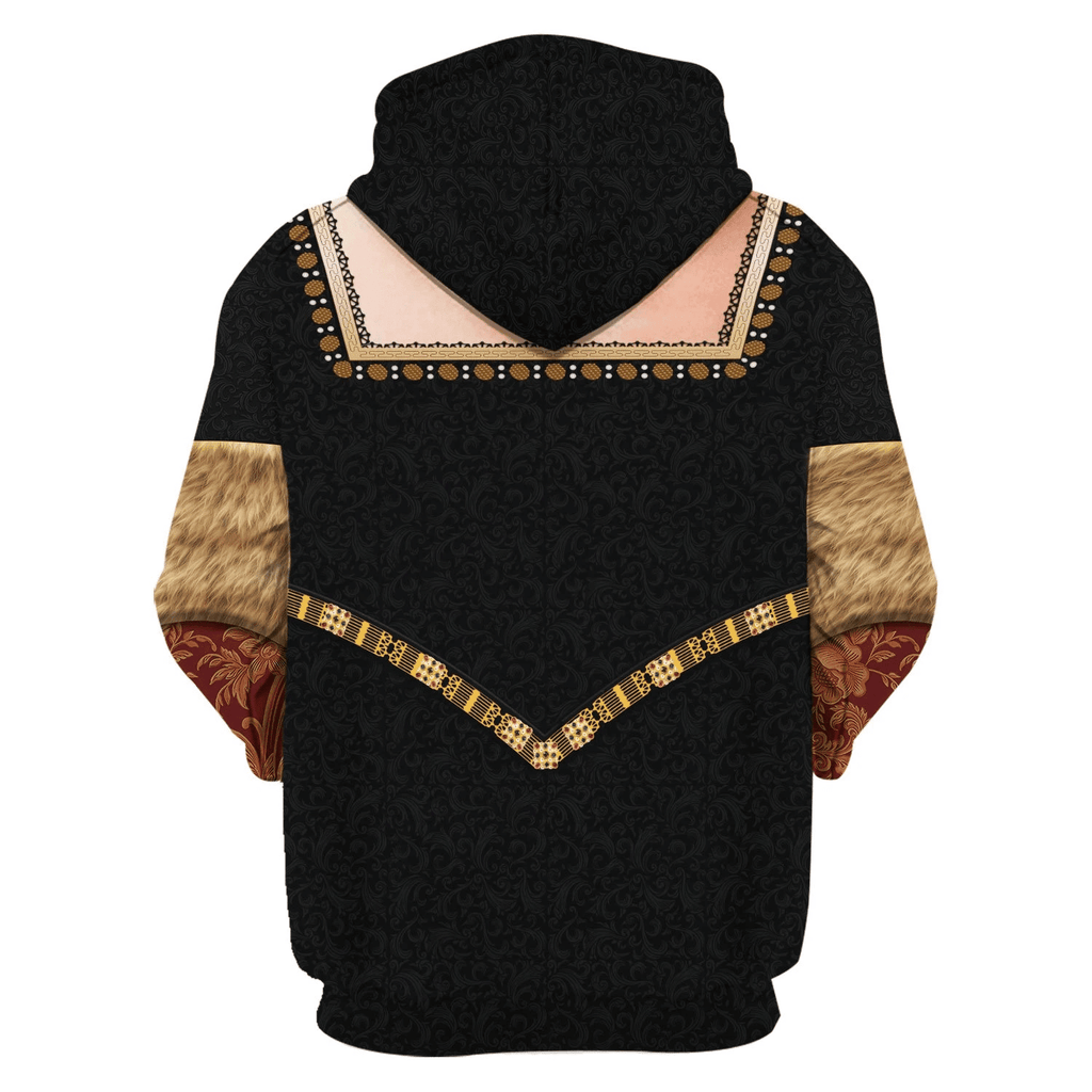 OodieGang Queen Anne Boleyn Costume Hoodie Sweatshirt T-Shirt Tracksuit - OodieGang.com