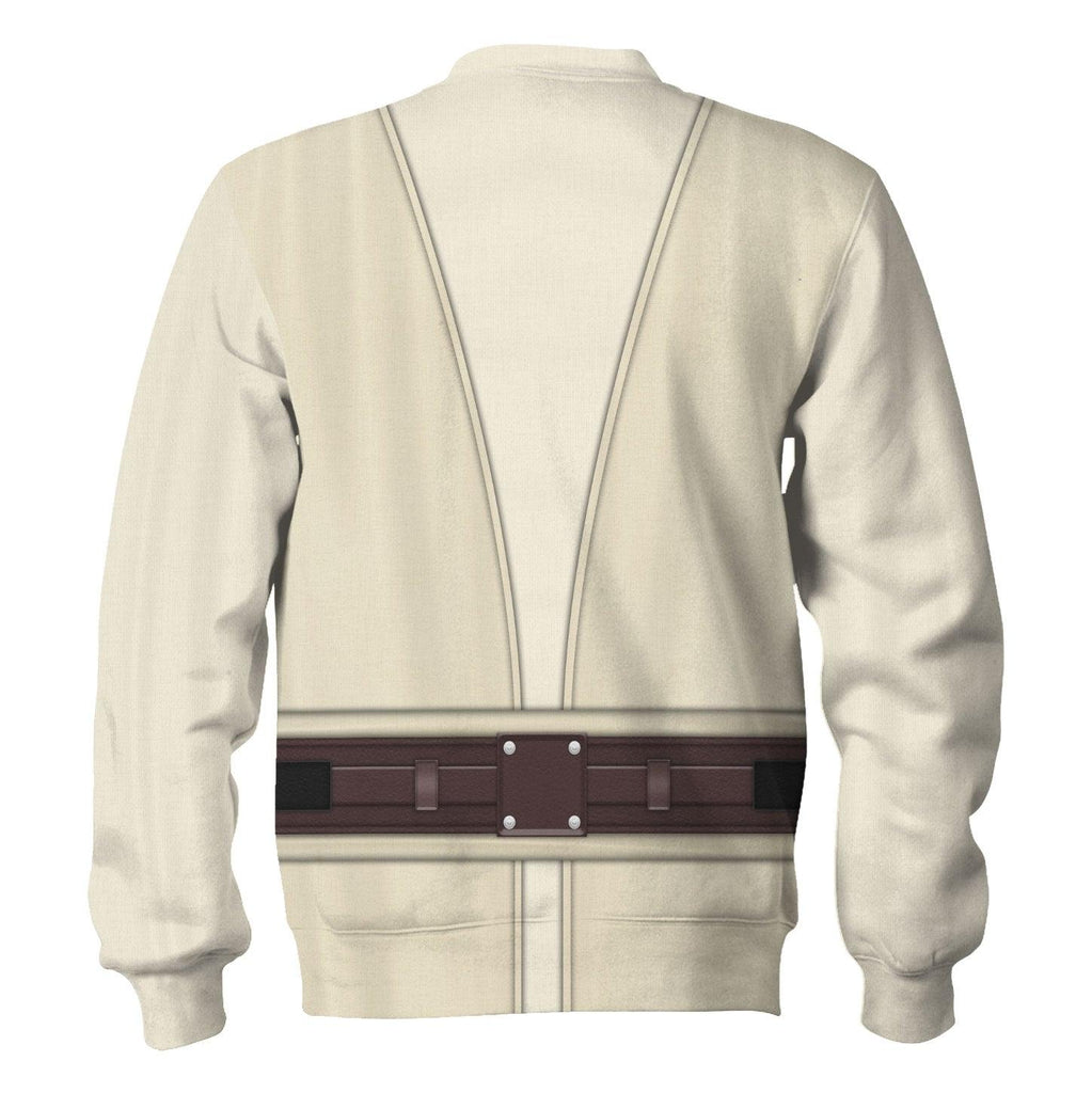 OodieGang Qui-Gon Jinn's Jedi Robes Costume Hoodie Sweatshirt T-Shirt Sweatpants - OodieGang.com