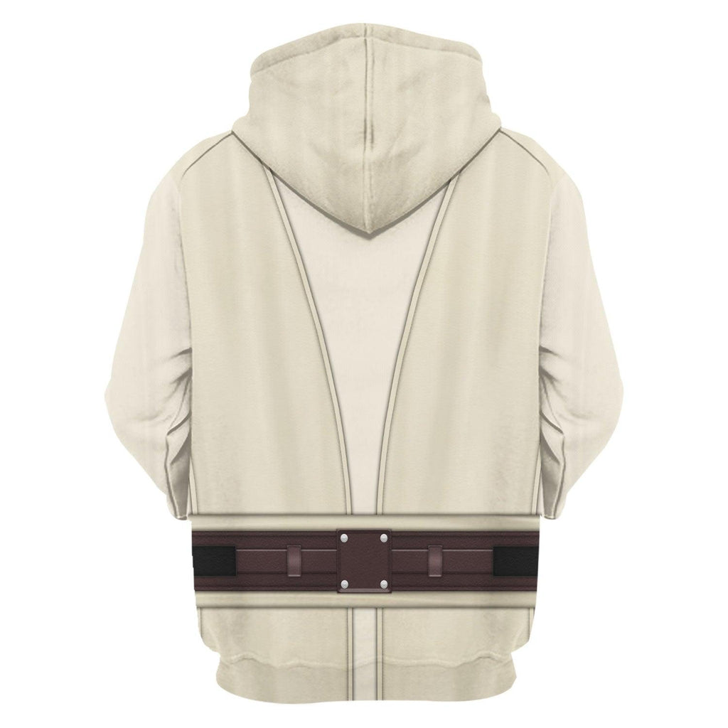 OodieGang Qui-Gon Jinn's Jedi Robes Costume Hoodie Sweatshirt T-Shirt Sweatpants - OodieGang.com