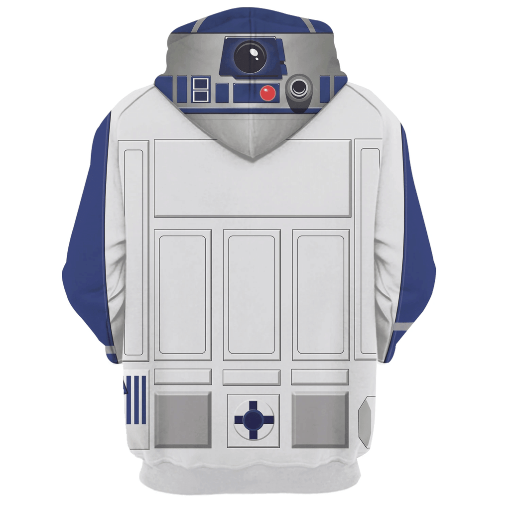 OodieGang R2 D2 Robot Costume Hoodie Sweatshirt T-Shirt Sweatpants - OodieGang.com