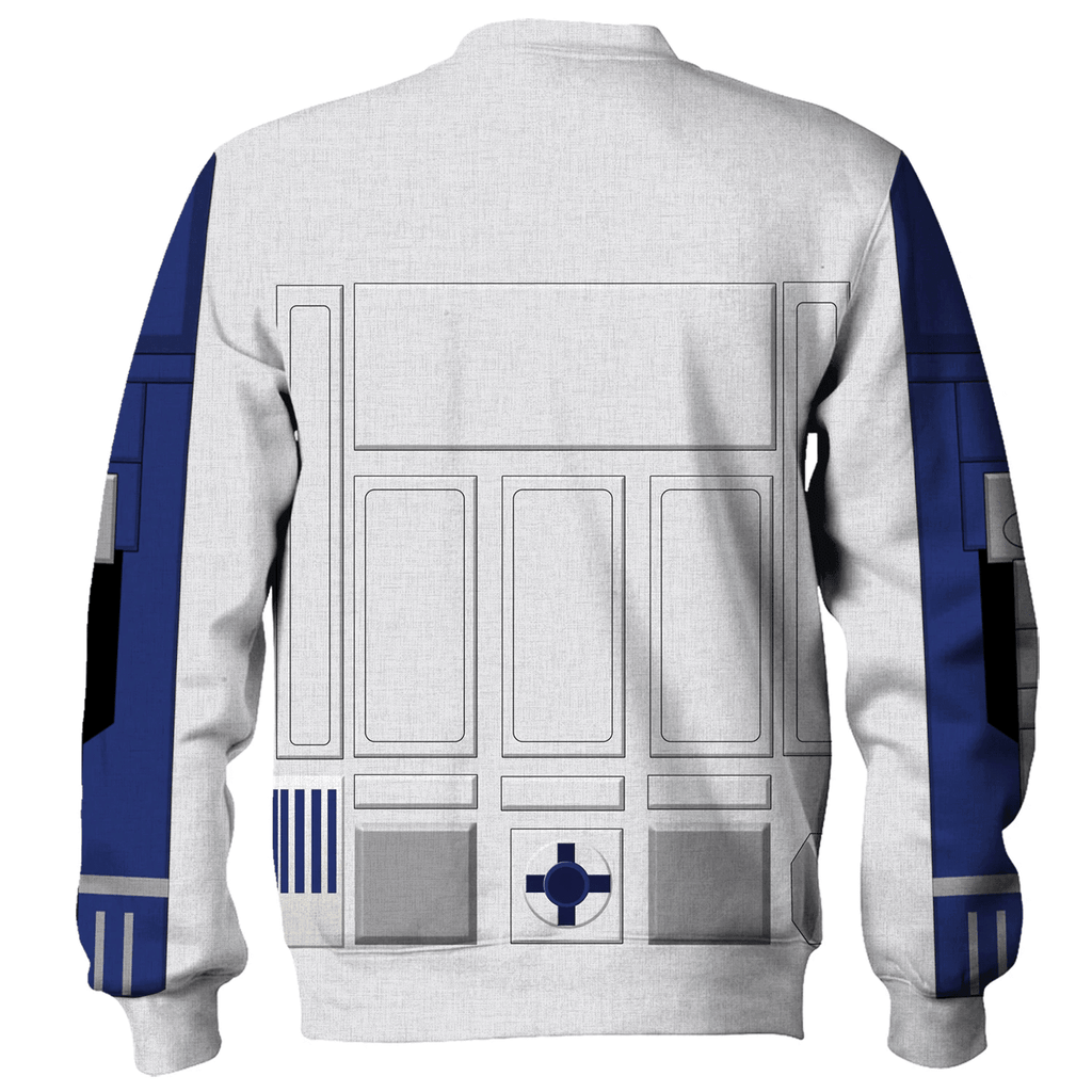 OodieGang R2 D2 Robot Costume Hoodie Sweatshirt T-Shirt Sweatpants - OodieGang.com