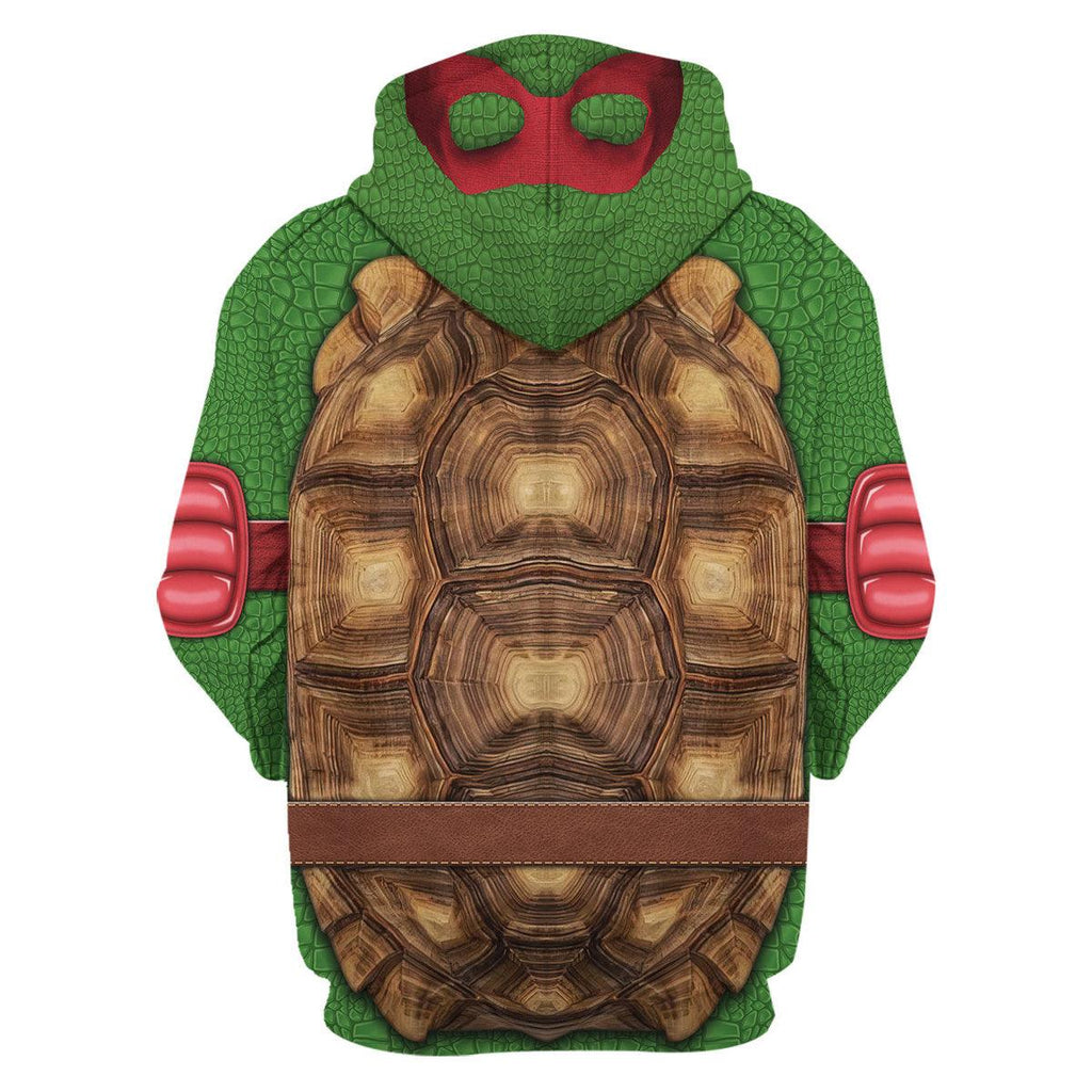 OodieGang Raphael Ninja Turtles Costume Hoodie Sweatshirt T-Shirt ZipHoodie Sweatpants - OodieGang.com