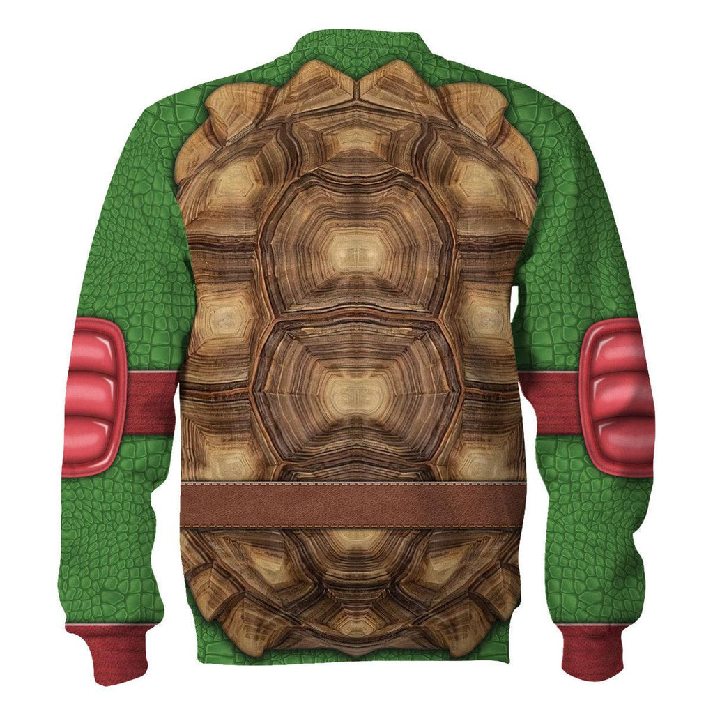 OodieGang Raphael Ninja Turtles Costume Hoodie Sweatshirt T-Shirt ZipHoodie Sweatpants - OodieGang.com