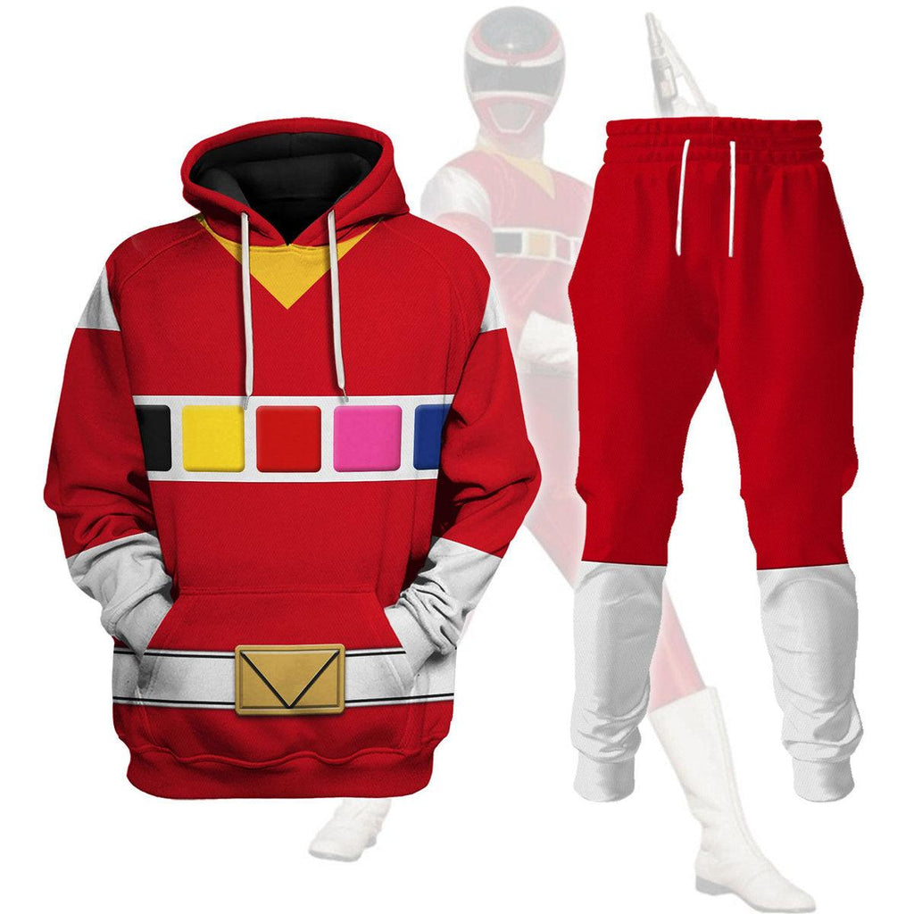 OodieGang Red Space Ranger Hoodies Sweatshirt T-shirt Hawaiian Tracksuit - OodieGang.com