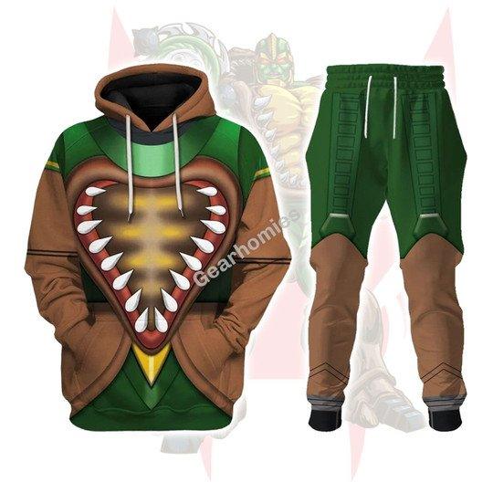 OodieGang Rhinox Beast Wars Costume Cosplay Hoodie Tracksuit - OodieGang.com