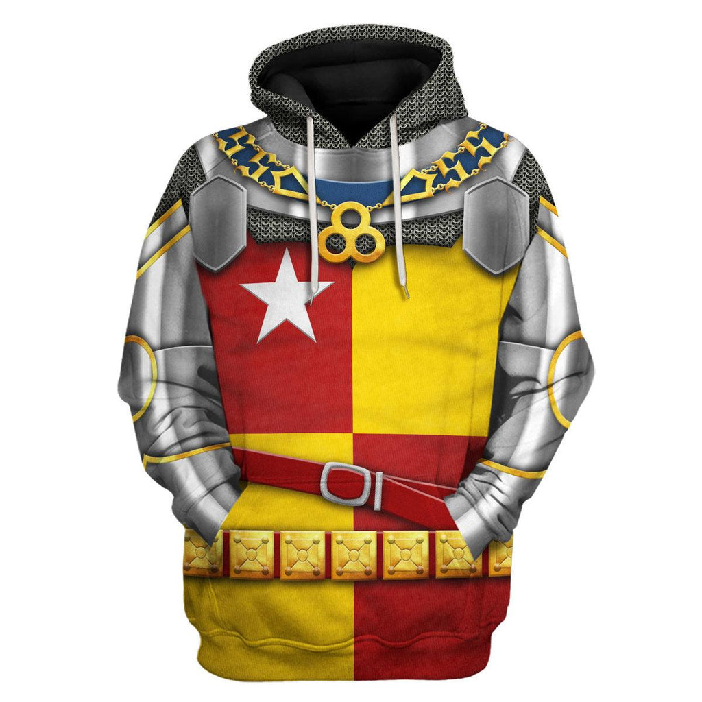 Oodiegang Richard de Vere- Battle of Agincourt Knights Costume Hoodie Sweatshirt T-Shirt Tracksuit - Oodiegang.com