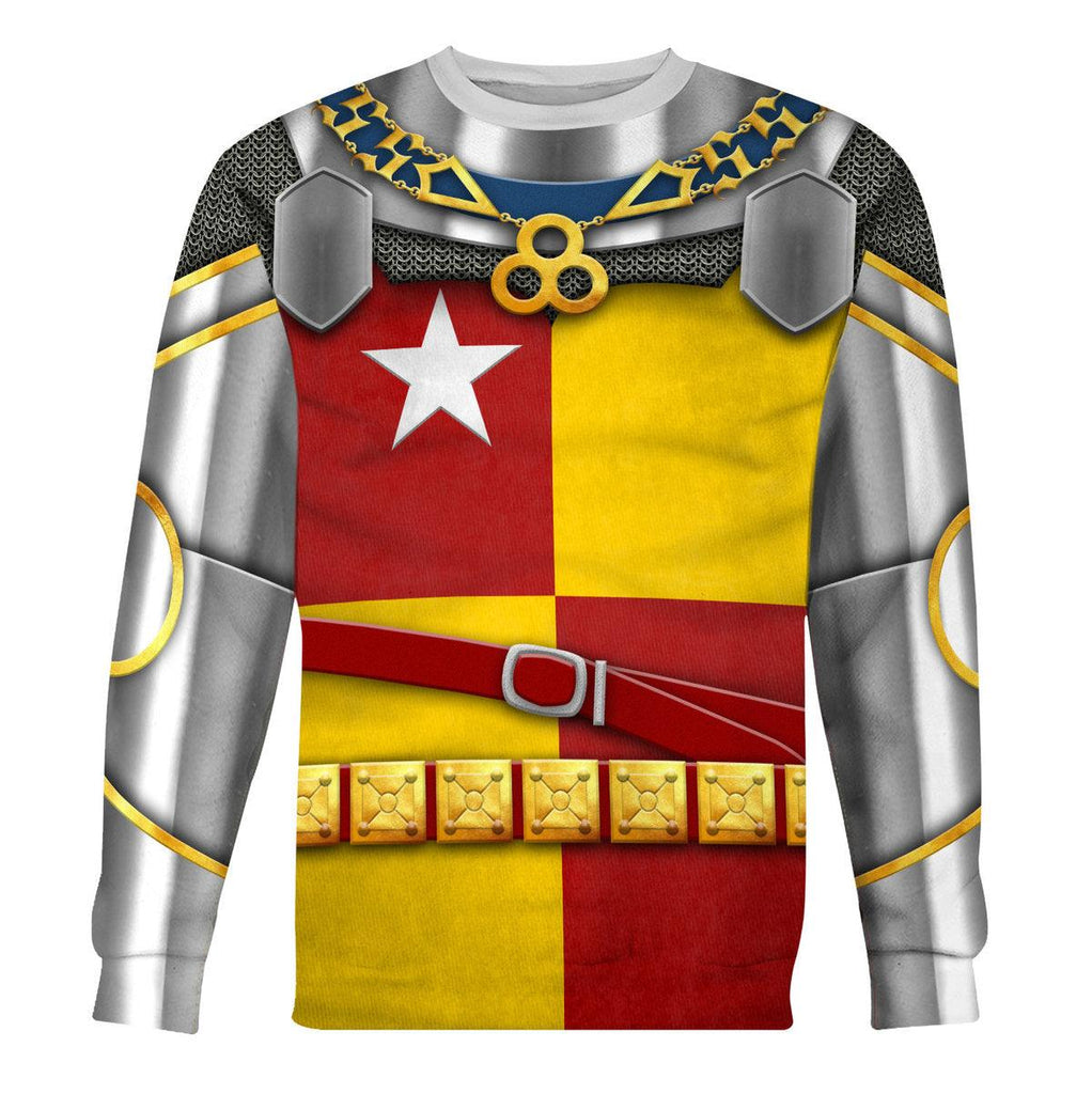 Oodiegang Richard de Vere- Battle of Agincourt Knights Costume Hoodie Sweatshirt T-Shirt Tracksuit - Oodiegang.com