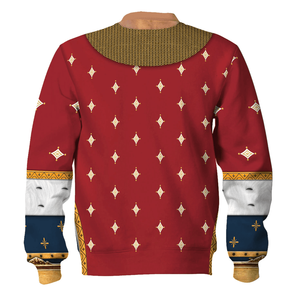 OodieGang Richard I of England The Lionhearted Costume Hoodie Sweatshirt T-Shirt Tracksuit - OodieGang.com