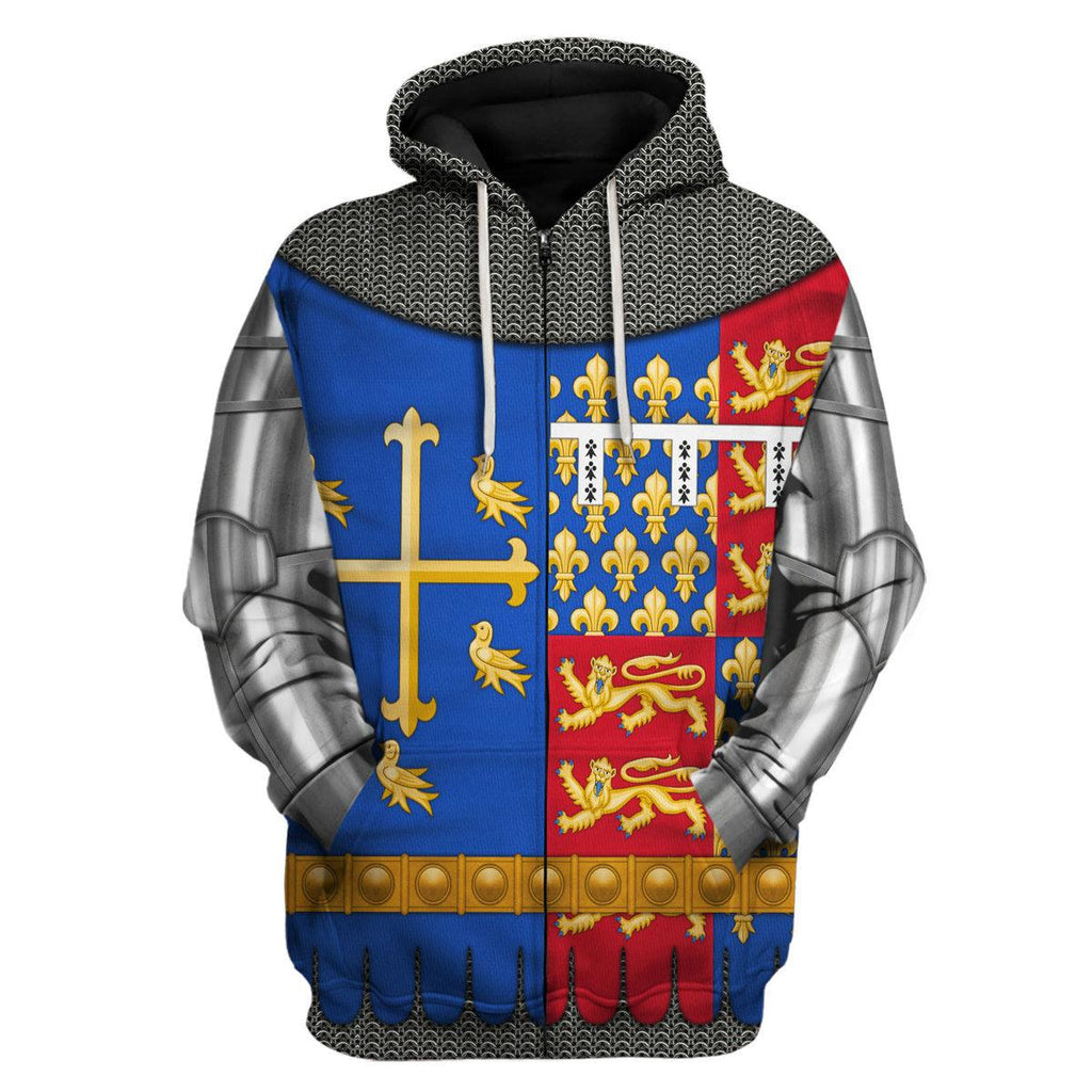 Oodiegang Richard II Of England Amour Knights Costume Hoodie Sweatshirt T-Shirt Tracksuit - Oodiegang.com