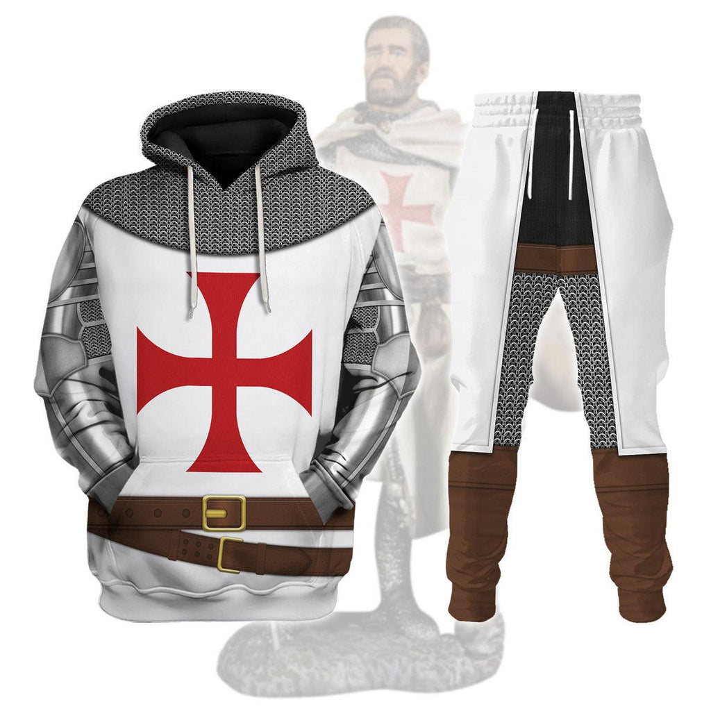 OodieGang Richard The Lionheart Knight Costume Hoodie Sweatshirt T-Shirt Tracksuit - OodieGang.com