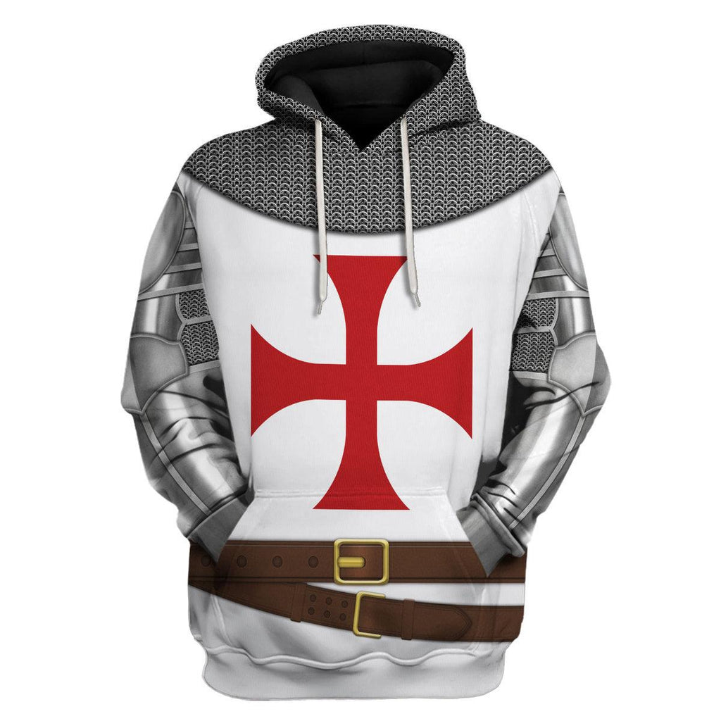 OodieGang Richard The Lionheart Knight Costume Hoodie Sweatshirt T-Shirt Tracksuit - OodieGang.com