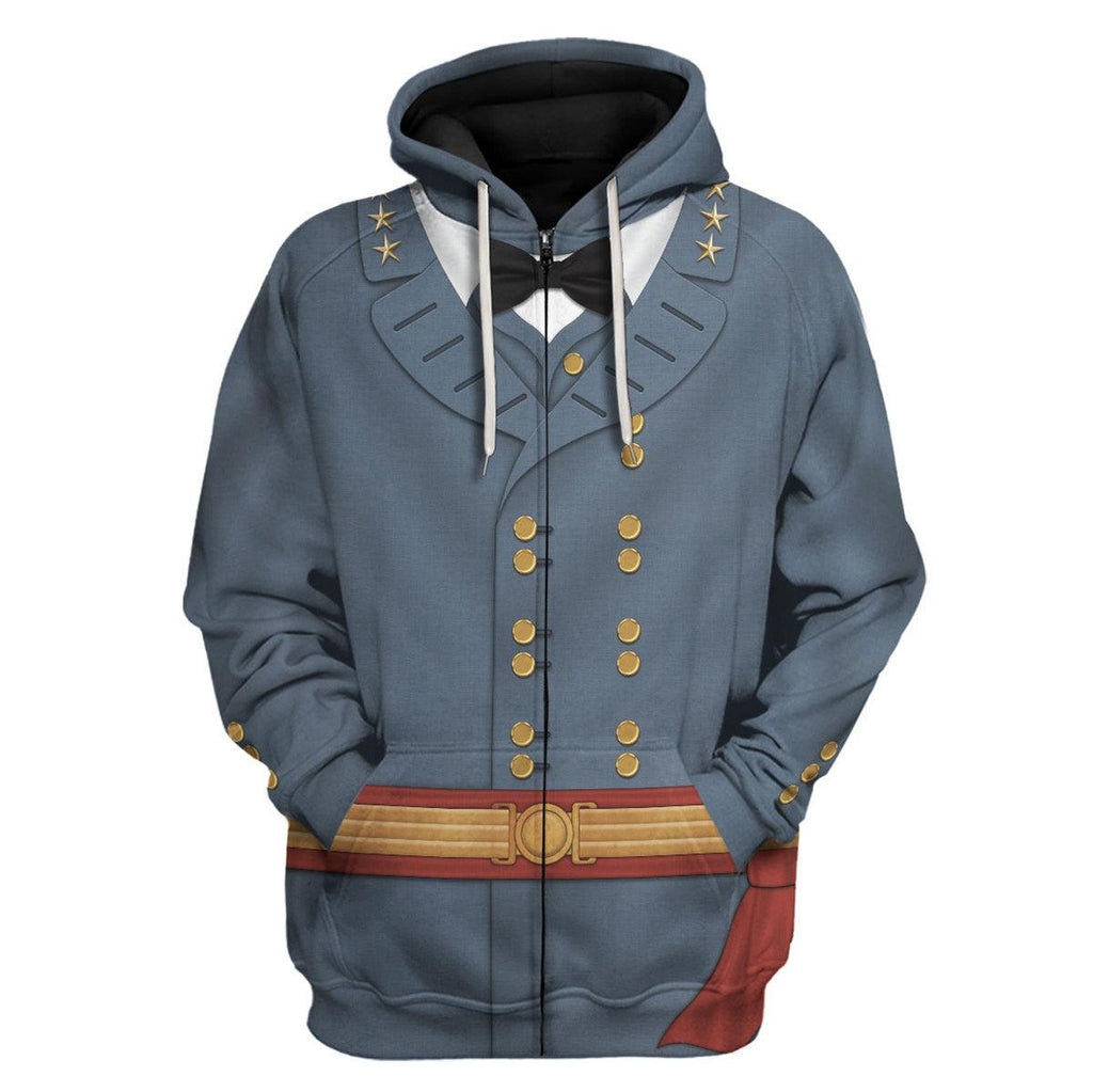 OodieGang Robert E. Lee American Confederate General Costume Hoodie Sweatshirt T-Shirt Tracksuit - OodieGang.com