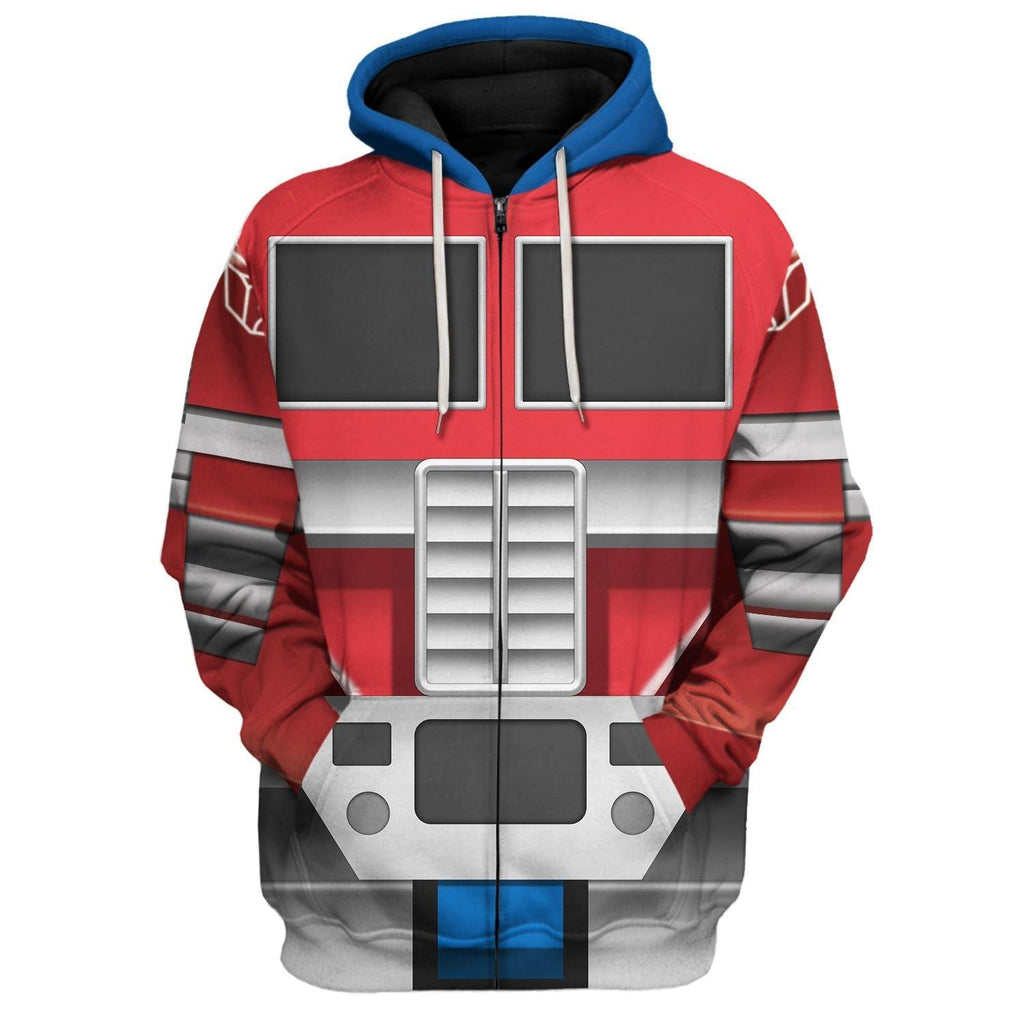 OodieGang Robot Optimus Prime Costume Cosplay Hoodie Tracksuit - OodieGang.com