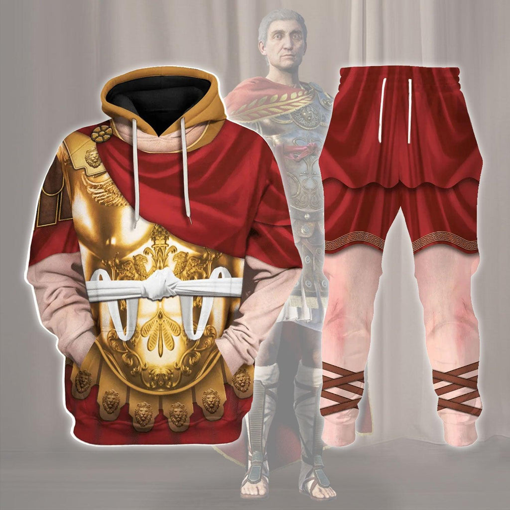 OodieGang Roman Emperor Caesar Augustus Costume Hoodie Sweatshirt T-Shirt Tracksuit - OodieGang.com