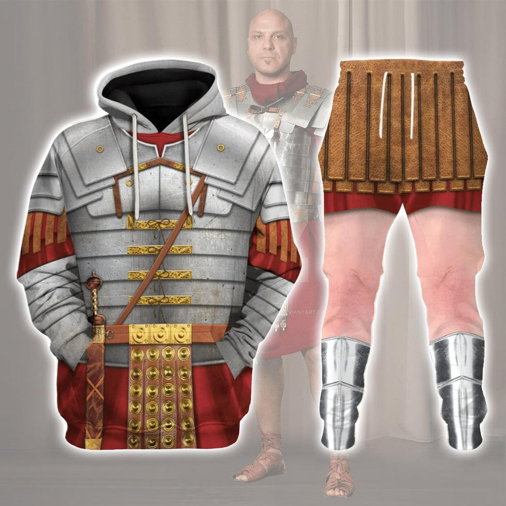 OodieGang Roman Empire Soldier Costume Hoodie Sweatshirt T-Shirt Tracksuit - OodieGang.com