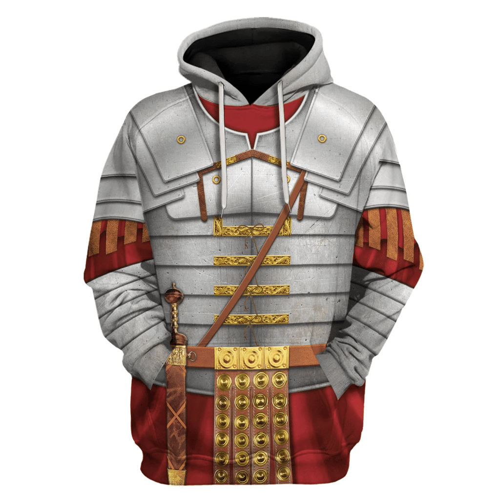 OodieGang Roman Empire Soldier Costume Hoodie Sweatshirt T-Shirt Tracksuit - OodieGang.com