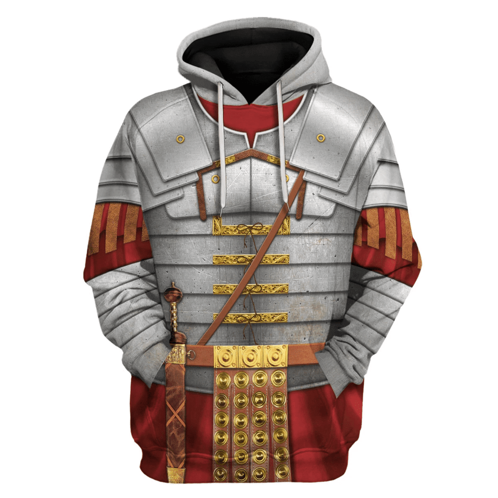 OodieGang Roman Empire Soldier Costume Hoodie Sweatshirt T-Shirt Tracksuit - OodieGang.com