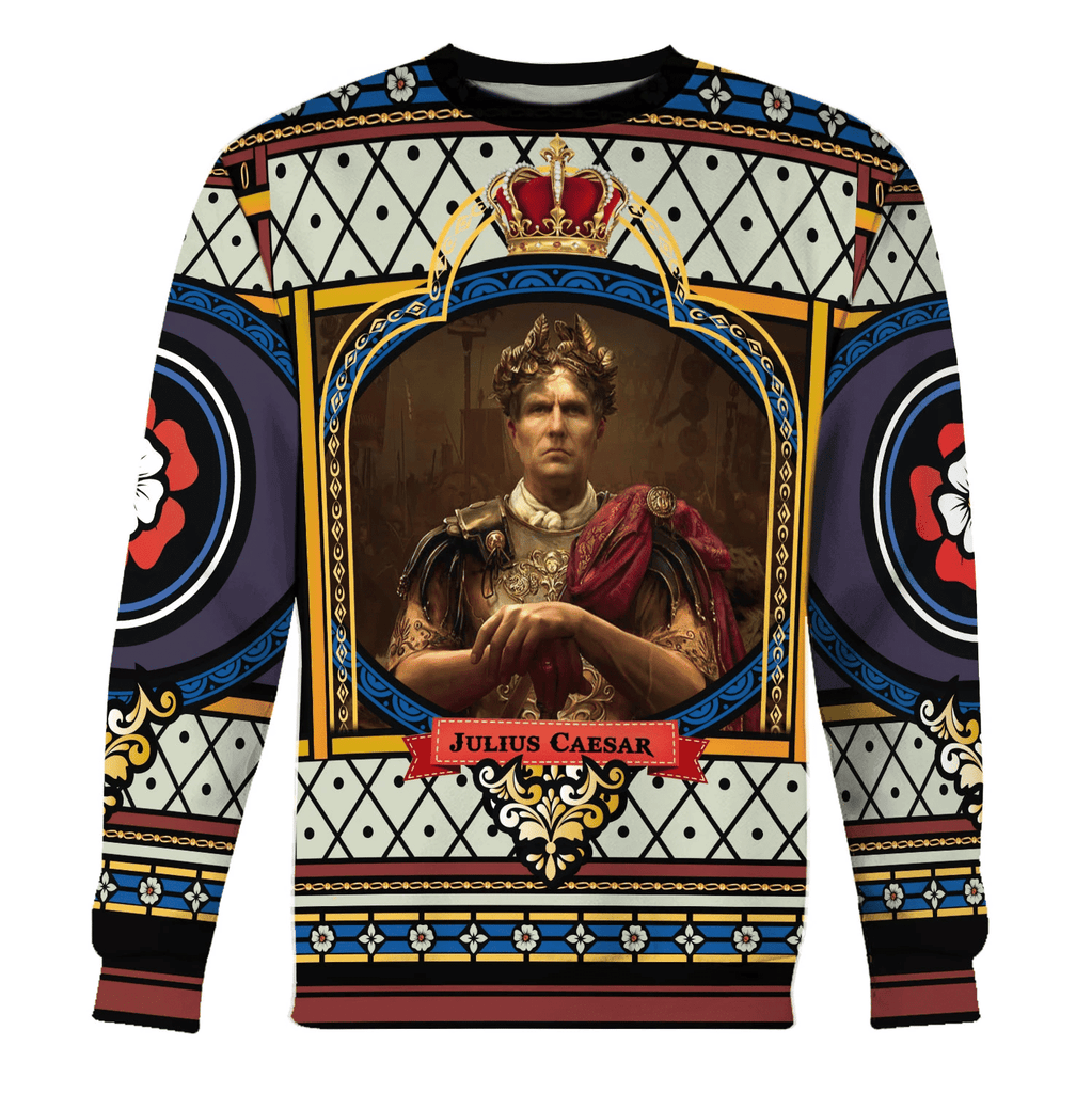 OodieGang Roman General Gaius Julius Caesar Costume Hoodie Sweatshirt T-Shirt Tracksuit - OodieGang.com