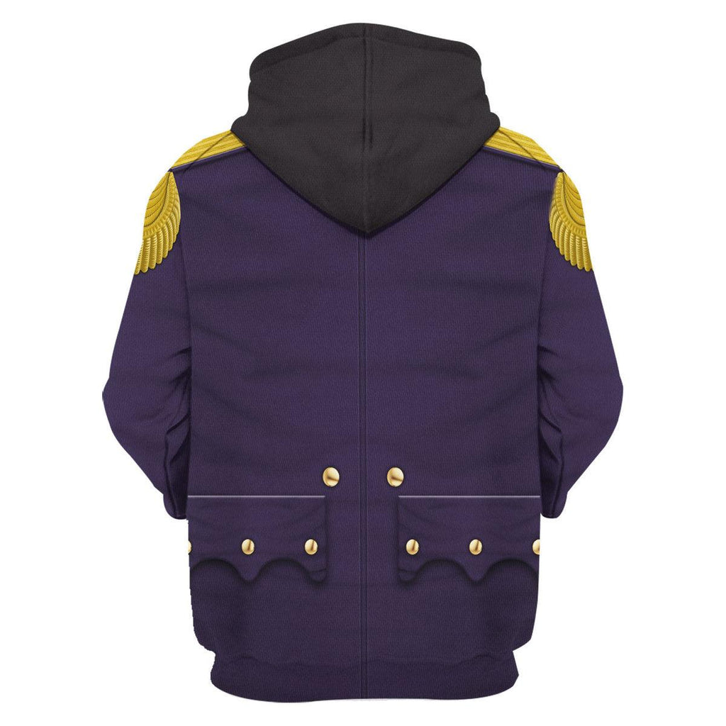 Oodiegang Royal Navy Captain-1806 Uniform All Over Print Hoodie Sweatshirt T-Shirt Tracksuit - DucG