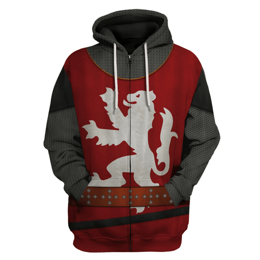 OodieGang Scottish Knight Sir William Wallace Costume Hoodie Sweatshirt T-Shirt Tracksuit - OodieGang.com