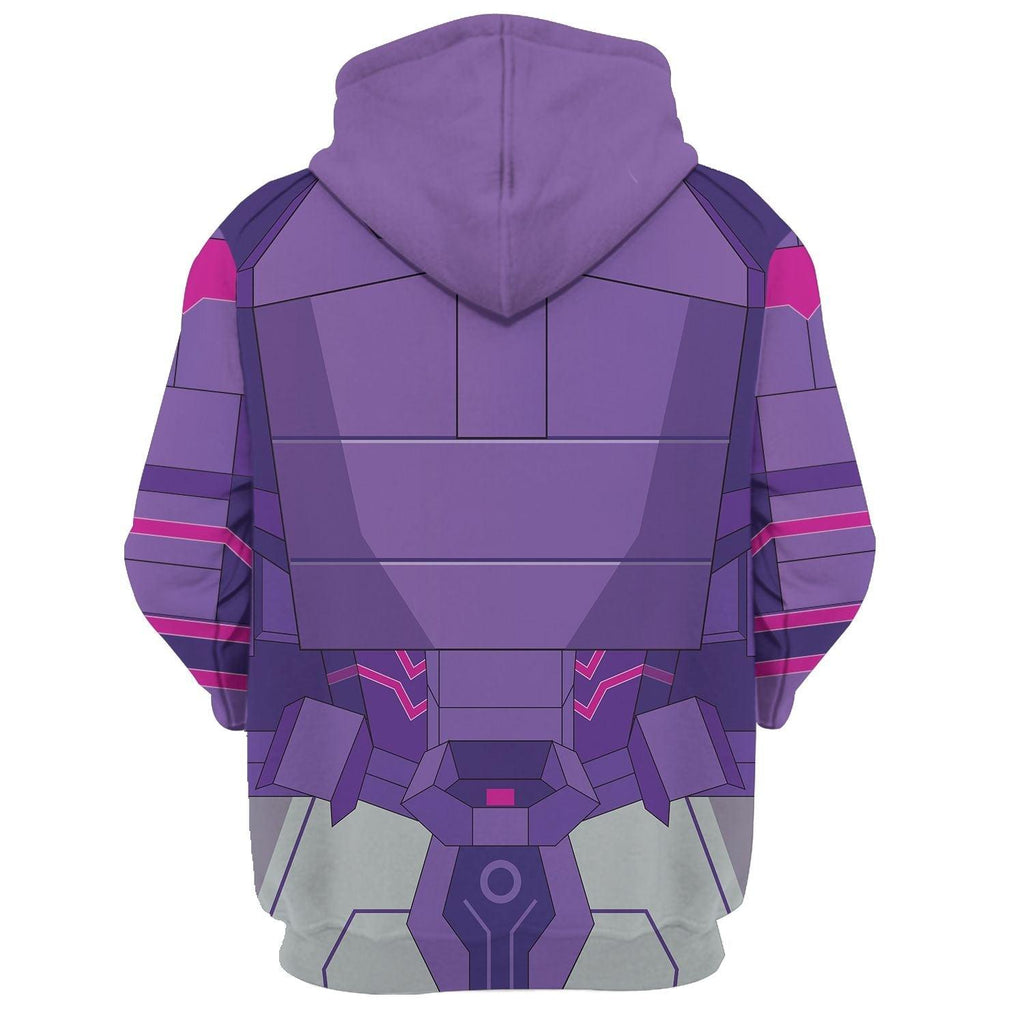 OodieGang Shockwave Decepticons Costume Cosplay Hoodie Tracksuit - OodieGang.com