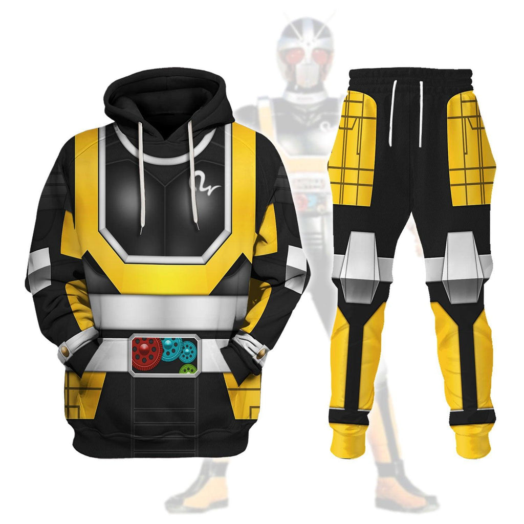 OodieGang Simulation Super Gold Kamen Rider Black RX Cosplay Costumes Hoodies Sweatshirt T-shirt Tracksuit - OodieGang.com