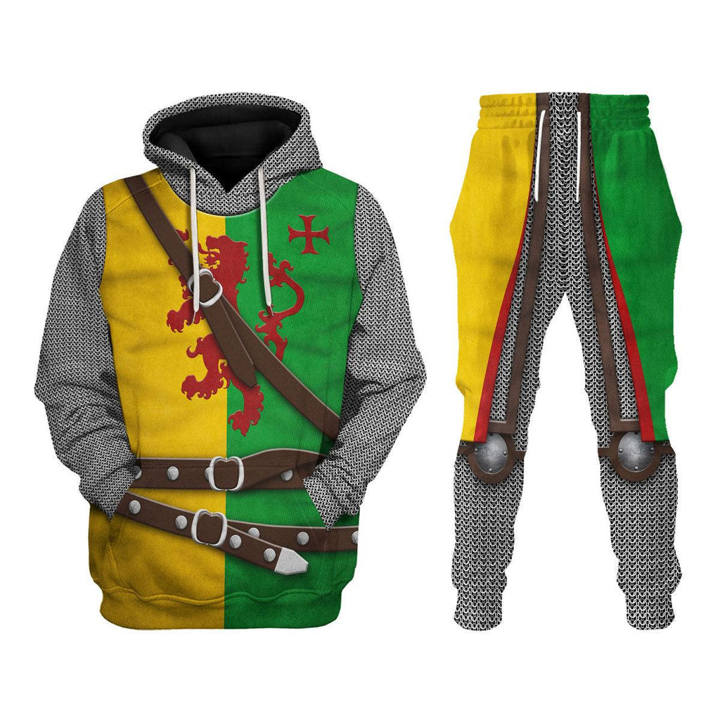 Oodiegang Sir William Marshal 1st Earl of Pembroke Knights Costume Hoodie Sweatshirt T-Shirt Tracksuit - Oodiegang.com