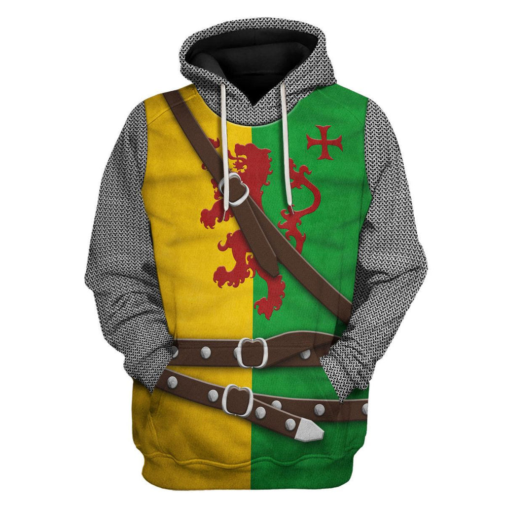 Oodiegang Sir William Marshal 1st Earl of Pembroke Knights Costume Hoodie Sweatshirt T-Shirt Tracksuit - Oodiegang.com