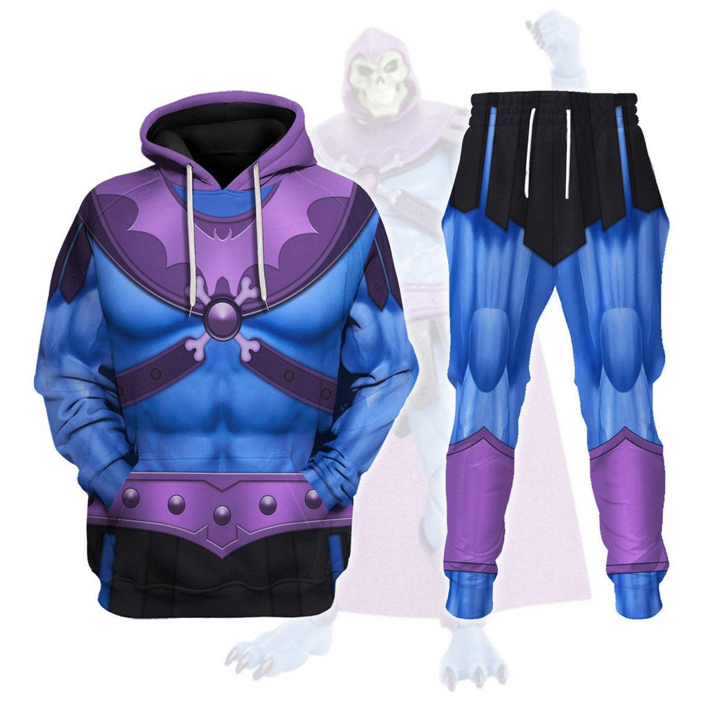 OodieGang Skeletor Figure Costumes Hoodies Sweatshirt T-shirt Tracksuit - OodieGang