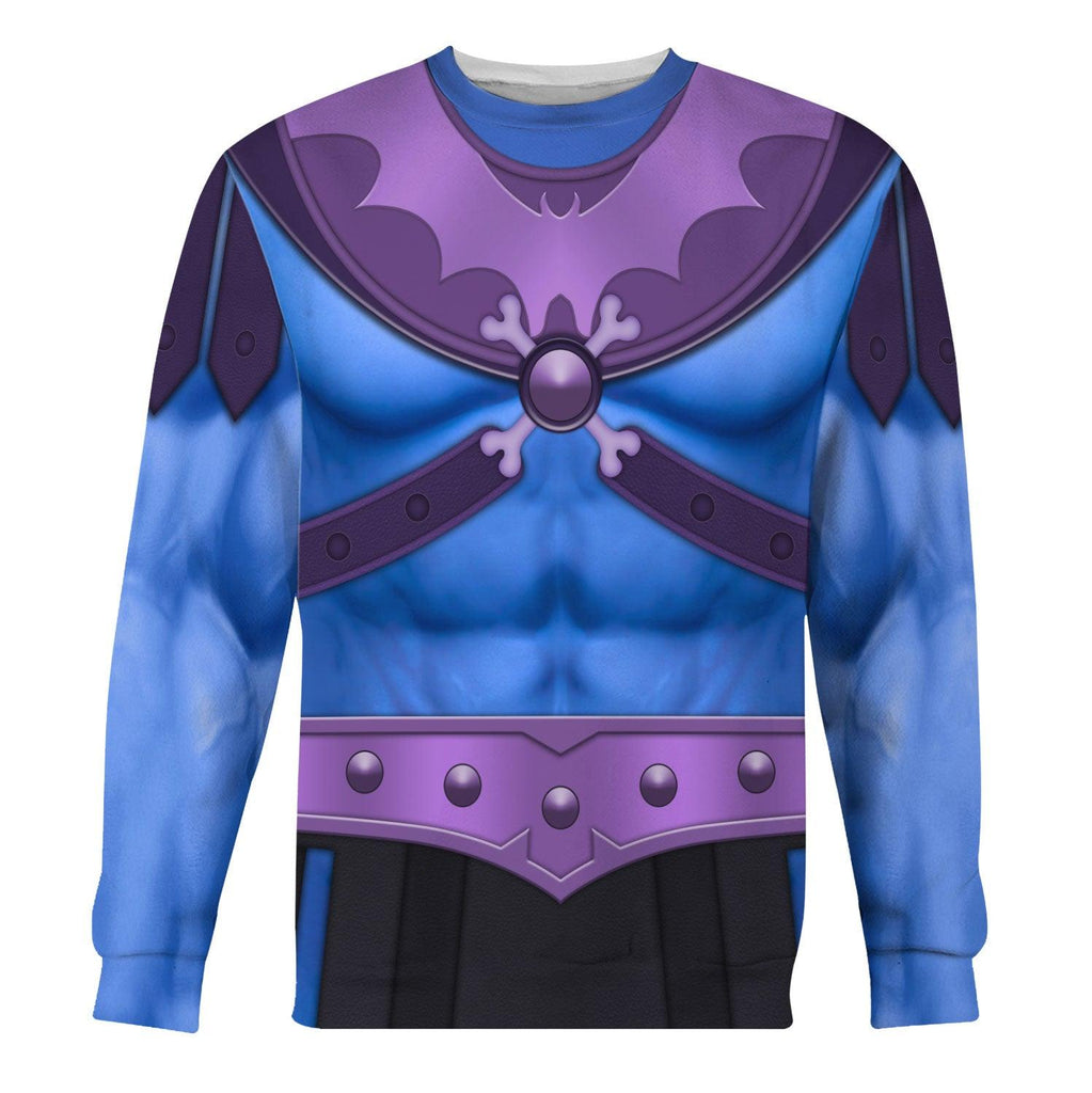 OodieGang Skeletor Figure Costumes Hoodies Sweatshirt T-shirt Tracksuit - OodieGang