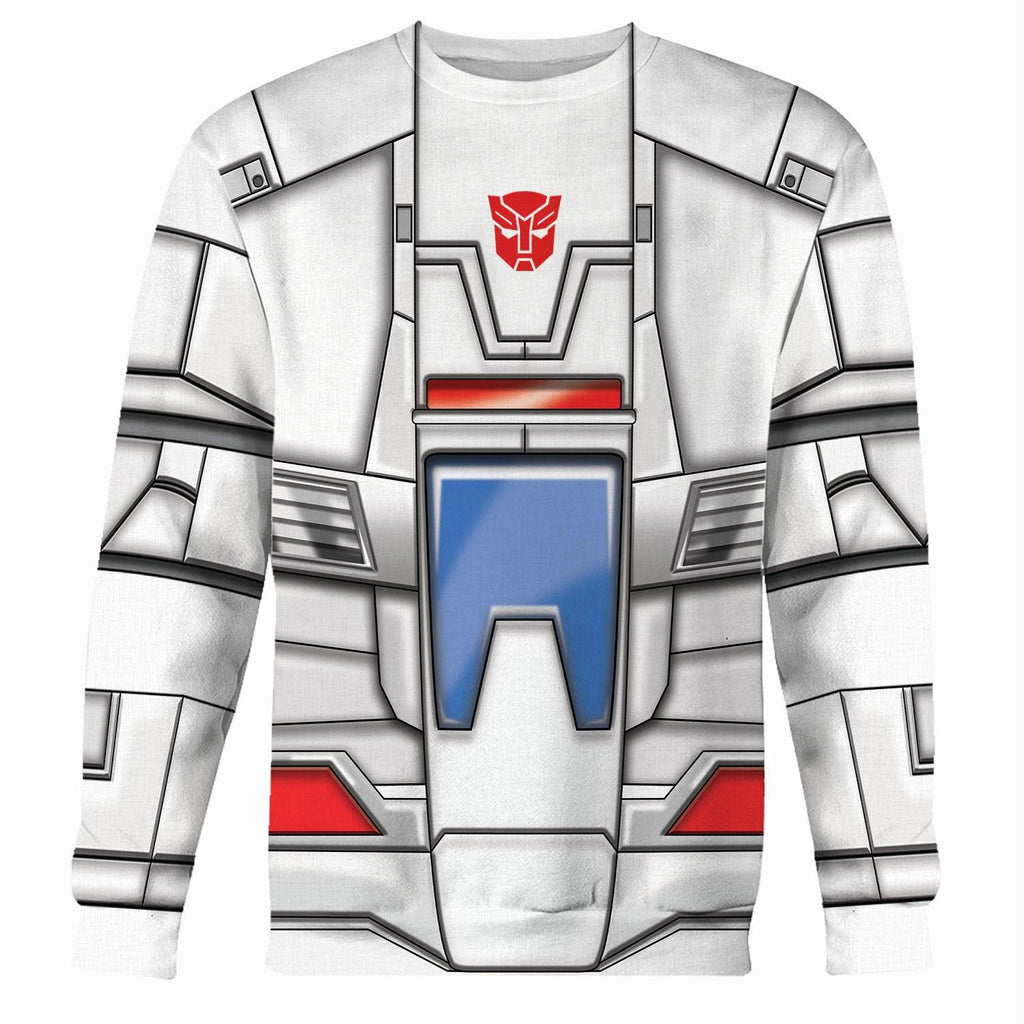 Oodiegang Skyfire Jetfire G1 Transfomers Robot Costume Hoodie Sweatshirt T-Shirt Tracksuit - Oodiegang.com