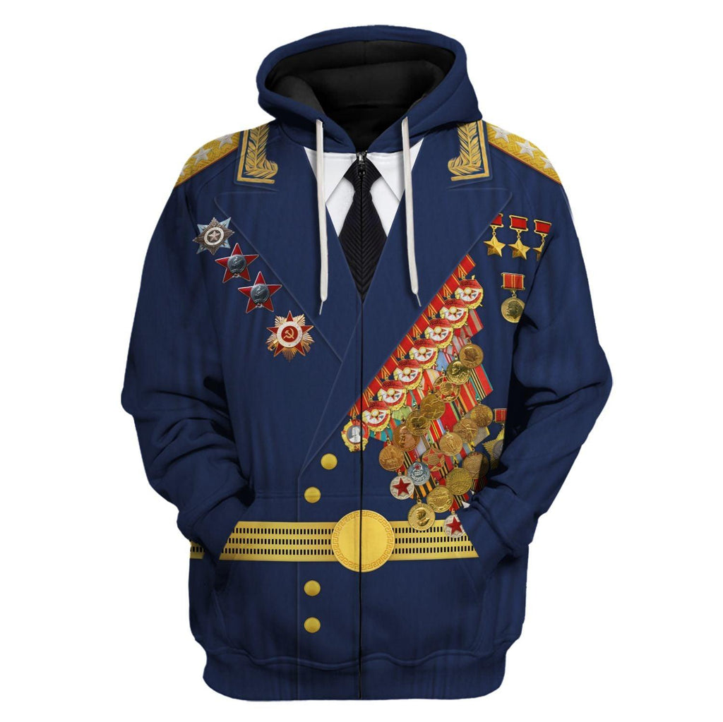 OodieGang Soviet Pilot Ivan Kozhedub Costume Hoodie Sweatshirt T-Shirt Tracksuit - OodieGang.com