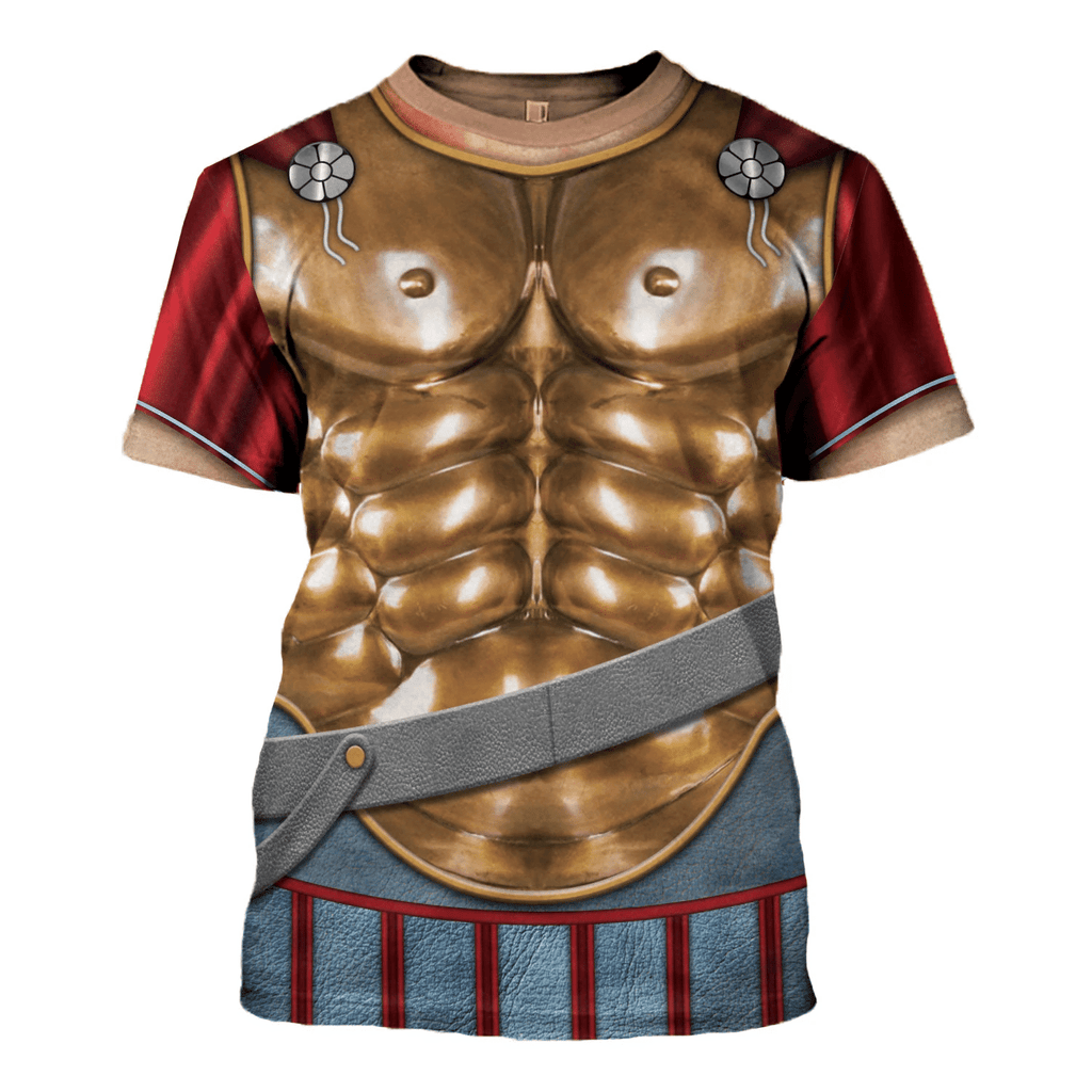 OodieGang Spartan Hoplite Armour Costume Hoodie Sweatshirt T-Shirt Tracksuit - OodieGang.com