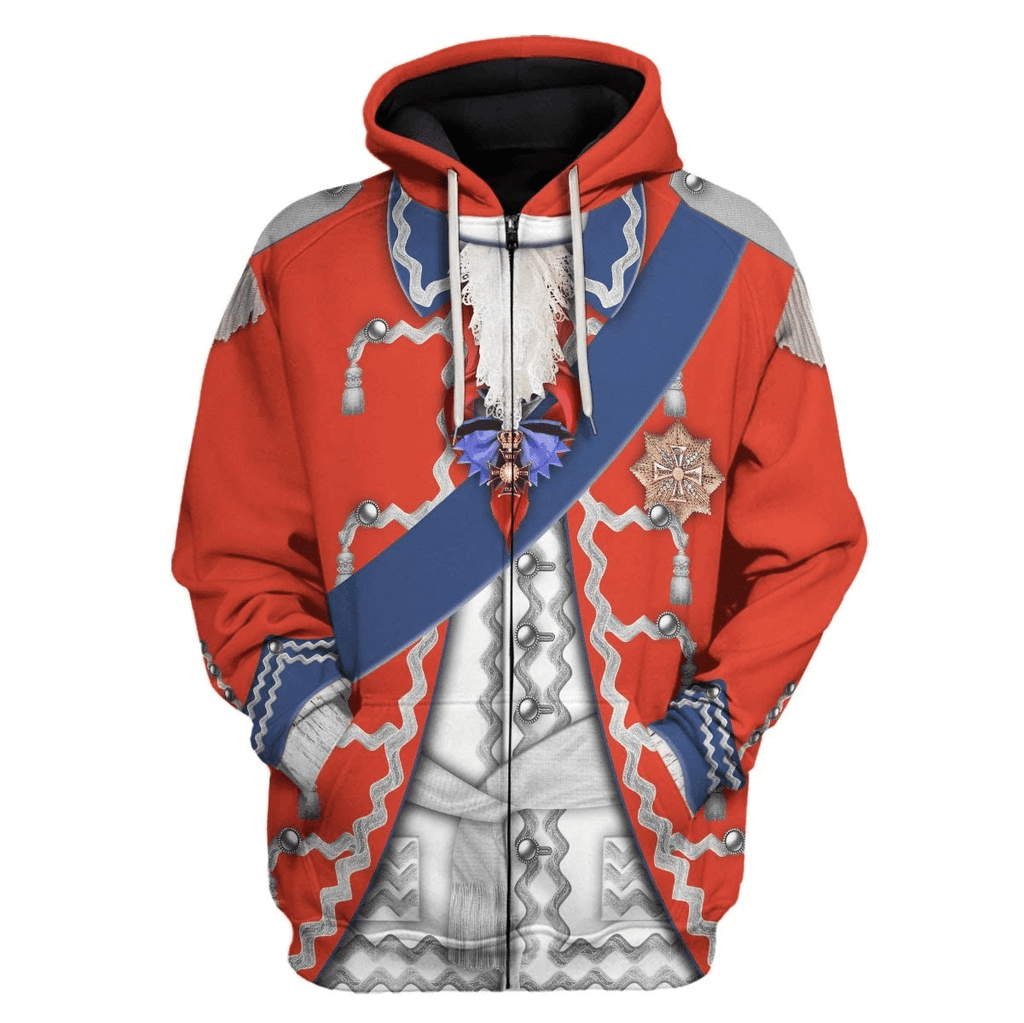 OodieGang Stanislaw August Poniatowski (King of Poland) Costume Hoodie Sweatshirt T-Shirt Tracksuit - OodieGang.com