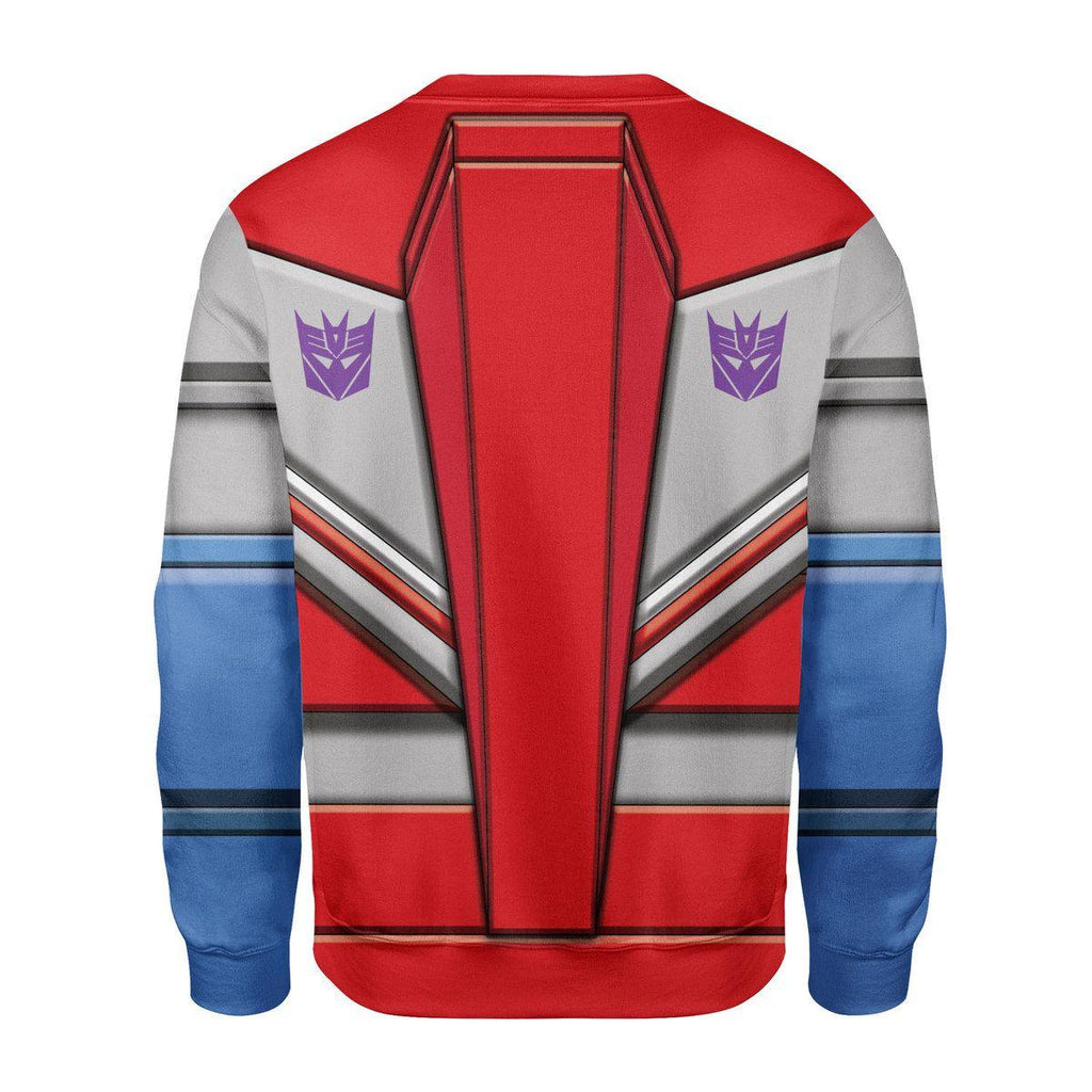 OodieGang Starscream Costume Cosplay Hoodie Tracksuit - OodieGang.com