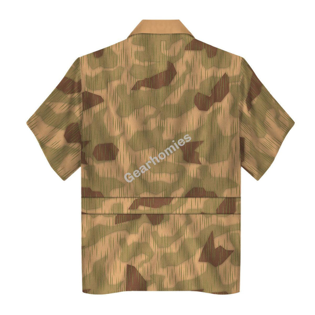 OodieGang Sumpftarnmuster Swamp Pattern German World War II Camouflage Patterns Costume Hoodie Sweatshirt T-Shirt Tracksuit - OodieGang.com