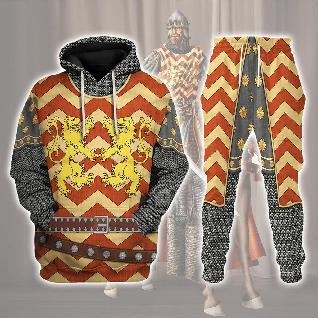 Oodiegang The Angevin King Knight Costume Hoodie Sweatshirt T-Shirt Tracksuit - Oodiegang.com