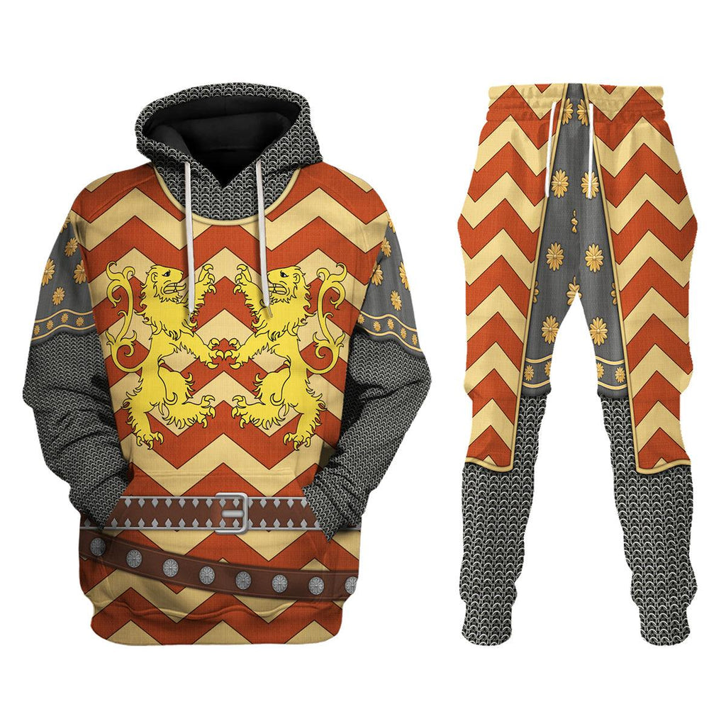 Oodiegang The Angevin King Knight Costume Hoodie Sweatshirt T-Shirt Tracksuit - Oodiegang.com