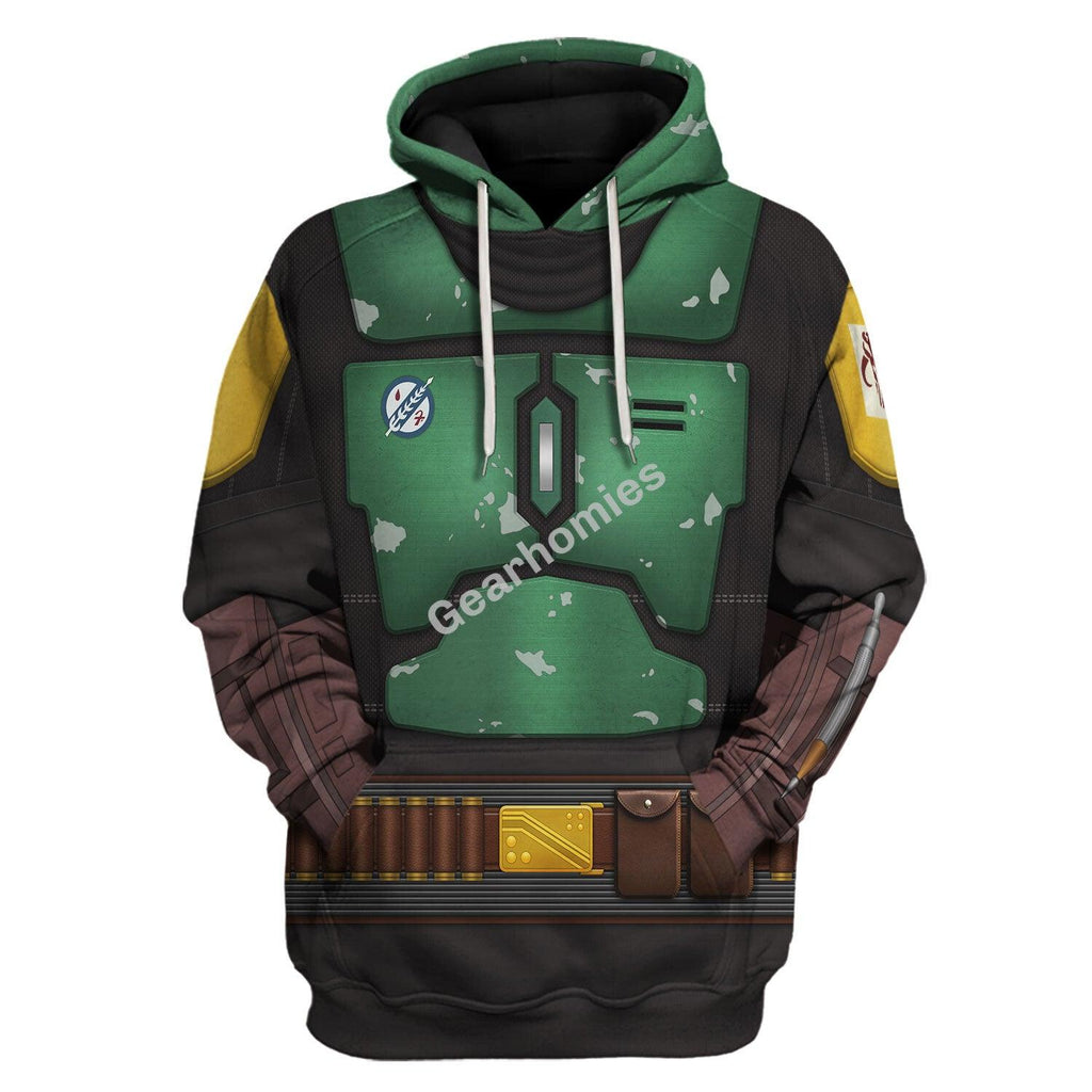 OodieGang The Book Of Boba Fett Costume Hoodie Sweatshirt T-Shirt Sweatpants - OodieGang.com