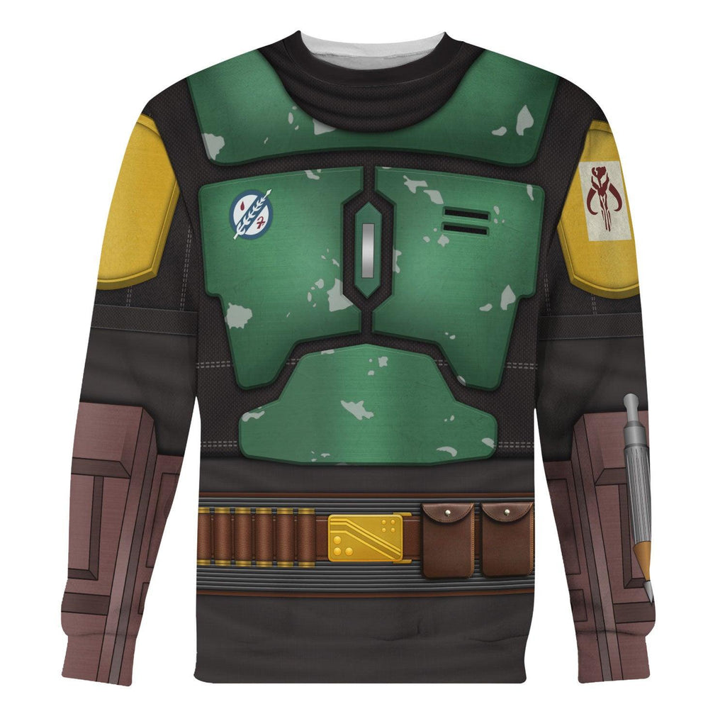 OodieGang The Book Of Boba Fett Costume Hoodie Sweatshirt T-Shirt Sweatpants - OodieGang.com