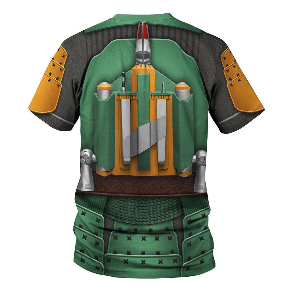 OodieGang The Book of Boba Fett Samurai Costume Hoodie Sweatshirt T-Shirt Sweatpants - OodieGang.com