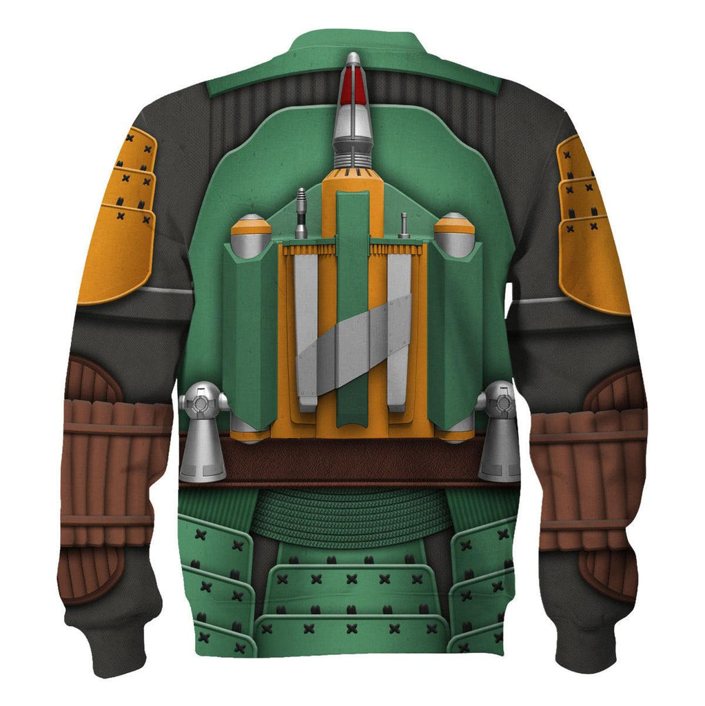 OodieGang The Book of Boba Fett Samurai Costume Hoodie Sweatshirt T-Shirt Sweatpants - OodieGang.com