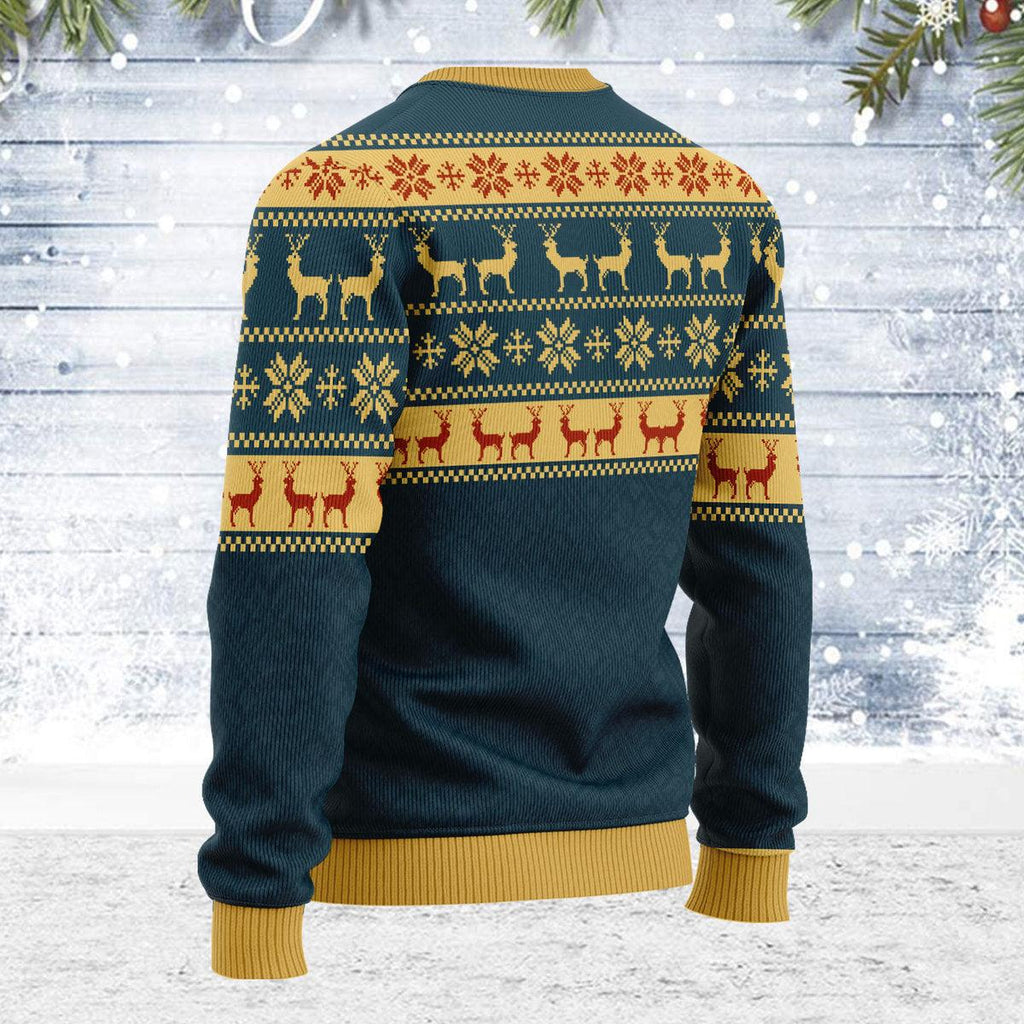 OodieGang The Good Shepherd Artwork Christmas Sweater - OodieGang.com