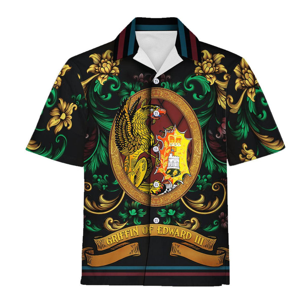 Oodiegang The Griffin of Edward III Hawaiian Shirt Polo Shirt Beach Shorts - Oodiegang.com