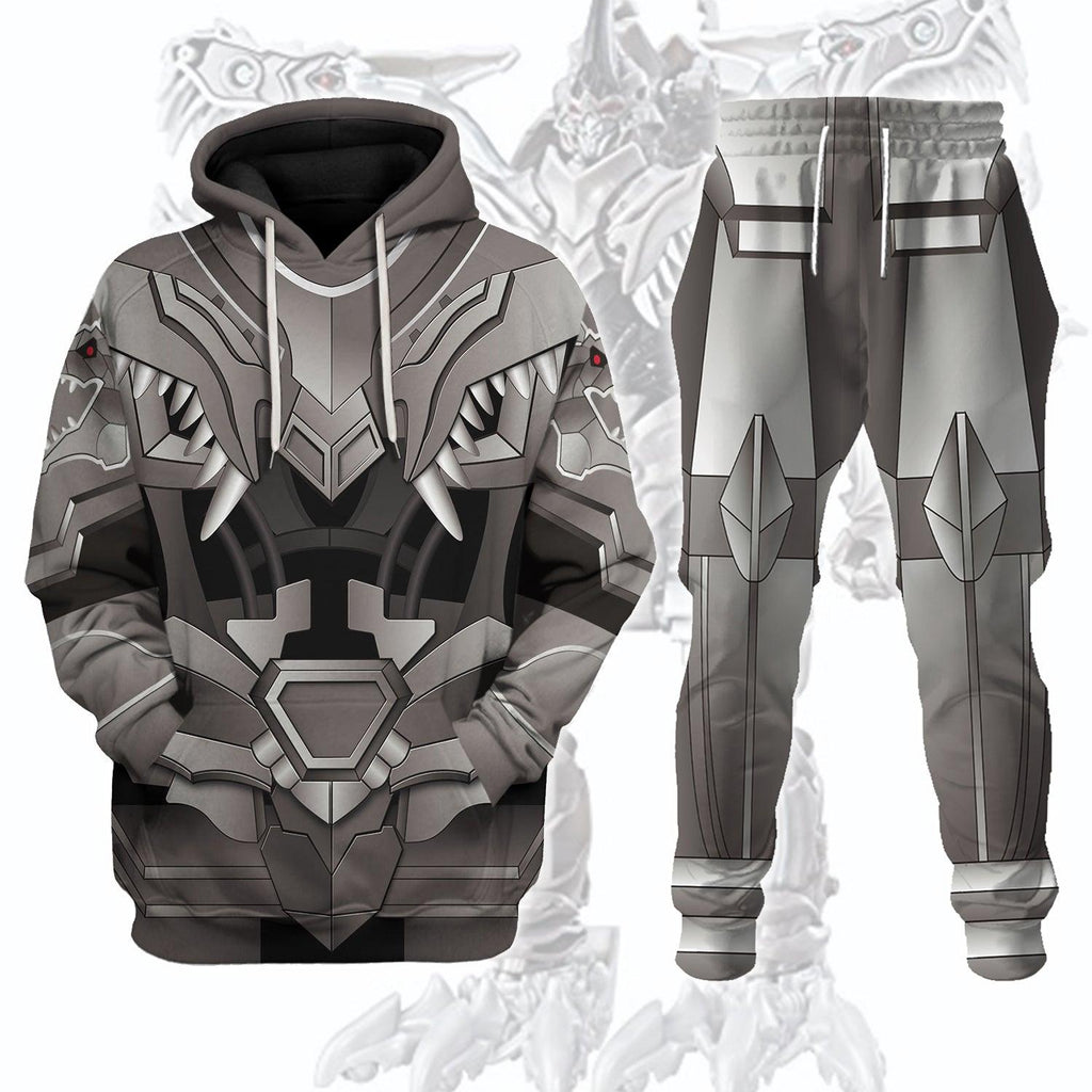 OodieGang The Last Knight Knight Armor Turbo Changer Grimlock Costume Cosplay Hoodie Tracksuit - OodieGang.com